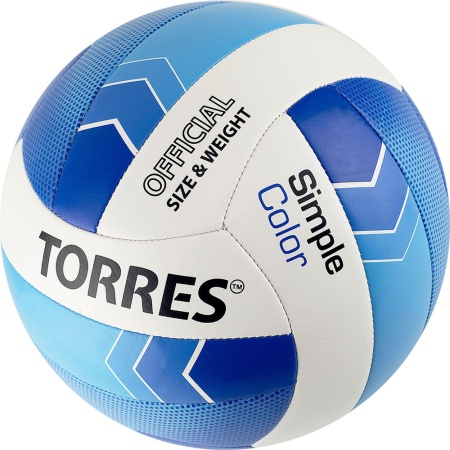 Купить Мяч волейбольный Torres Simple Color любительский р.5 в Вуктыле 